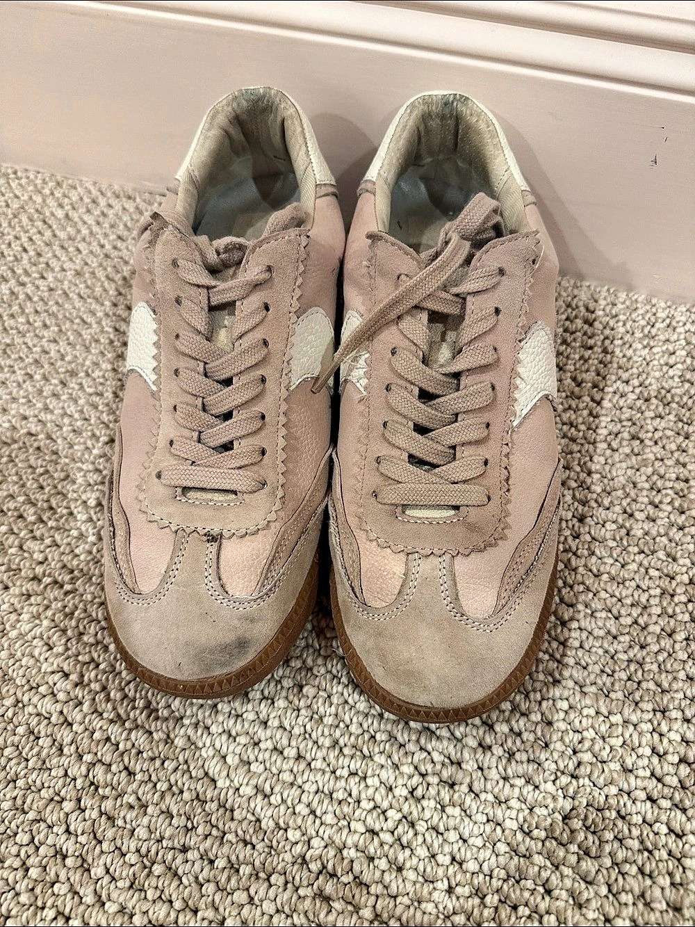 Dolce Vita Pink & White Sneakers
